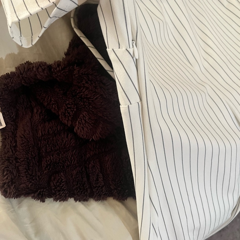 Wild Fable White Striped Mini Dress - Picture 7 of 8